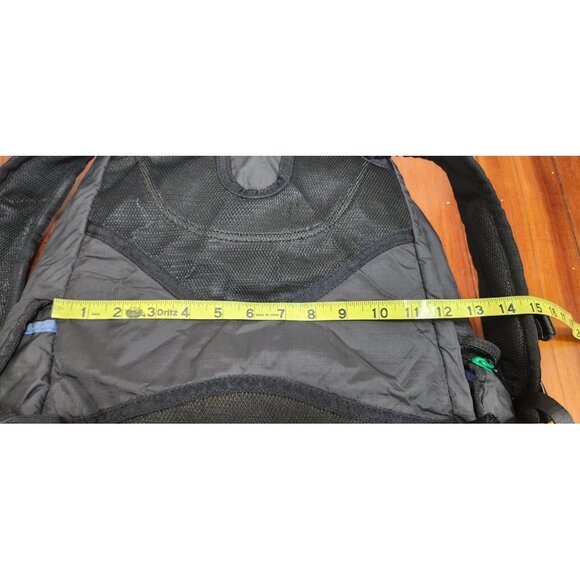 Lululemon Athletic Backpack Black Multicolor Pockets Nylon Gym Travel Bag - Picture 10 of 14